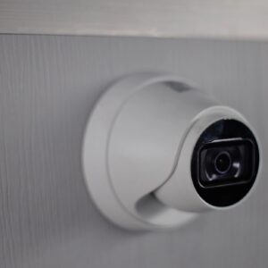 Modern Security Camera Monitoring Indoor Area for Surveillance and Safety